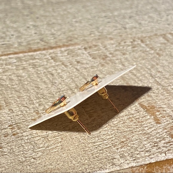 3 for $15 Rainbow Lollipop Gold Stud Earrings Post - Picture 4 of 4